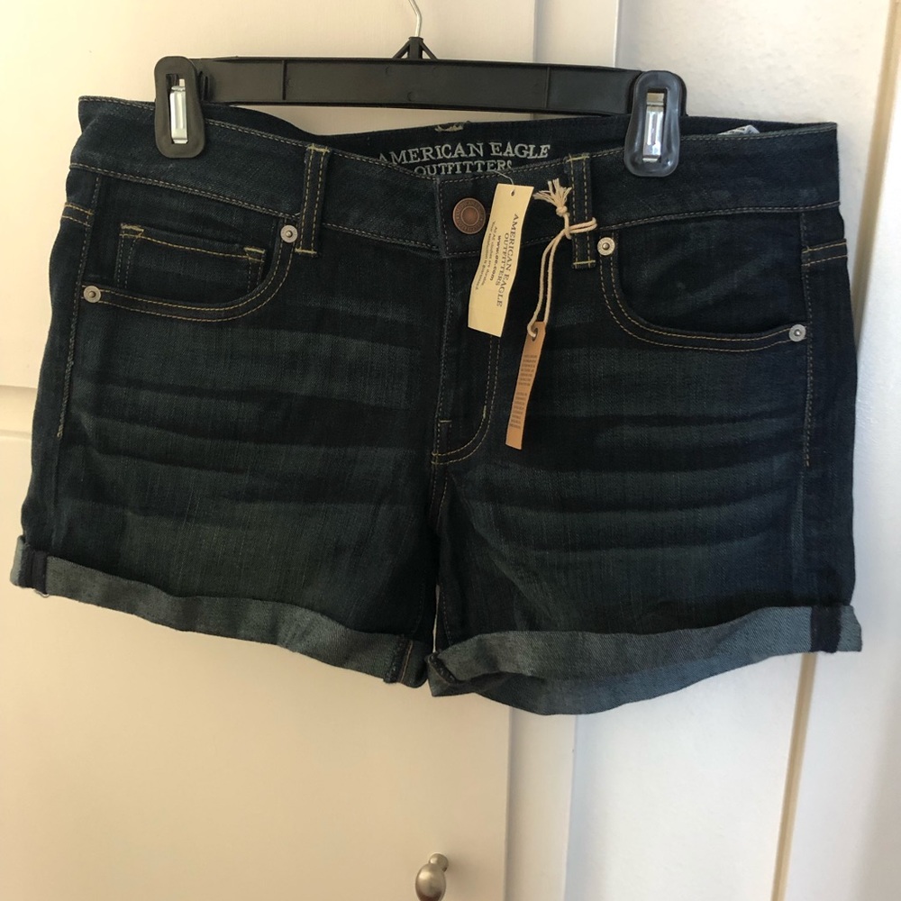 AE Midi Dark Wash Short